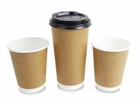 Vaso de papel de plástico biodegradable de doble pared, vaso personalizado de Color y volumen, precio de fábrica, hecho en Vietnam