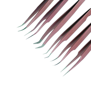 Ensemble de pinces à cils à pointe de diamant de 6 pièces de vente chaude pointe droite de haute qualité directement de l'usine! Disponible dès maintenant! - Product Image 3