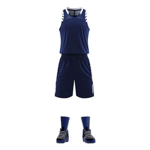 Maillots de basket-ball personnalisés double face unisexes 100% polyester antibactériens à séchage rapide avec logo personnalisé - Product Image 2