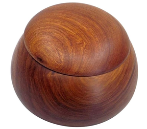 Urna de cremación redonda de madera ecológica para humanos y mascotas con aspecto moderno de Vietnam - Product Image 1