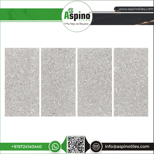 Arizon grey kỹ thuật số tráng men sứ gạch 60x120cm Kích thước hiện đại khắc kết thúc 8.5/9mm gạch ốp tường terrazzo chống trượt - Product Image 3