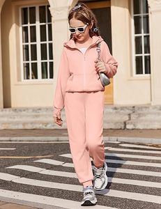 Conjunto de Sudadera y Pantalones de Algodón de Alta Calidad para Niñas, Estampado de Dibujos Animados, Transpirable, Ropa Casual para Diario, Conjunto de 2 Piezas - Product Image 3