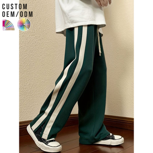 <b>Mens</b> Cotton <b>Trousers</b> Casual Summer Wear Lightweight <b>Elastic</b> Waist Waterproof Breathable Comfort Custom Logo OEM ODM Support - Product Image 1