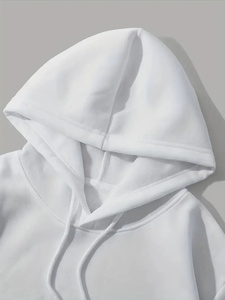 Sweat à capuche en molleton de coton épais pour hommes pull surdimensionné vêtements décontractés sweats hiver col à capuche personnalisable vente en gros - Product Image 2