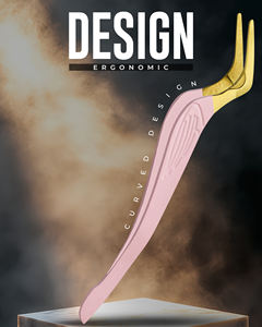 Aplicador de Pestañas de Acero Inoxidable Mate, Acero Inoxidable Chapado en Oro con Punta de Fibra Antiestática de Precisión, Etiquetado Privado - Product Image 5