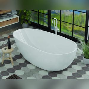 Baignoire autoportante blanche 180x85x55cm JBT01025AW, baignoire profonde moderne de luxe, prix de gros, fabricant, fournisseur, prix d'usine - Product Image 4