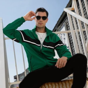 Mode automne et hiver du Pakistan Survêtements imprimés 100% coton pour hommes avec manches complètes Vêtements actifs respirants - Product Image 2
