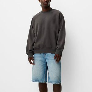 Personnalisé 420gsm super doux basique coton mélangé unisexe coupe régulière velours polaire doublé pulls sweatshirts pour l'impression - Product Image 6