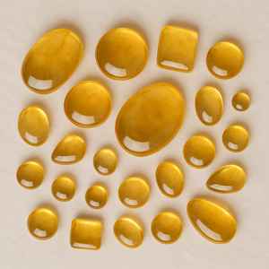 พลอยซิทรีนตัดจากธรรมชาติอัญมณีหลวมสำหรับทำเครื่องประดับต่างหูสร้อยคอขนาดฟรีไซส์ - Product Image 1