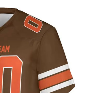 เสื้อเจอร์ซีย์อเมริกันฟุตบอลผลิตจากปากีสถานออกแบบได้ตามต้องการ - Product Image 4