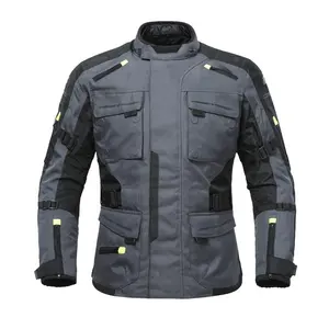 Nouvelle collection de vestes classiques de moto, entièrement personnalisées, couches extérieures confortables, tissu en nylon 600D, tissus Oxford