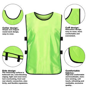 Chaleco Deportivo de Malla Reversible para Jóvenes, Baberos de Fútbol con Logotipo Personalizado, Cuello en V, Nombre Personalizado, Pinnie para Entrenamiento de Baloncesto y Fútbol, OEM - Product Image 6