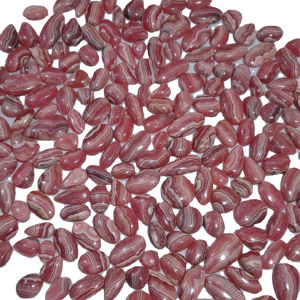 Cristales de Cuarzo Naturales Pulidos, Gemas Curativas, Cabujones Sueltos al por Mayor en Formas Mixtas, Cabujones de Rodocrosita de 20-45 mm, 8-12 g - Product Image 1