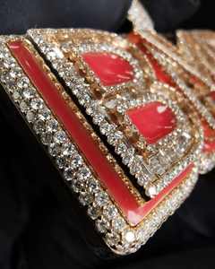 Collar de Lujo con Colgante de Letra Personalizado de Fábrica, Plata de Ley 925, Moissanita VVS, Corte Brillante, Certificado GRA, Estilo Hip Hop - Product Image 5