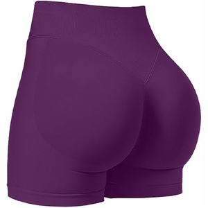Nouveau 2025 Short de yoga pour femme de qualité professionnelle Leggings respirants de haute qualité, sans couture, taille haute - Product Image 3