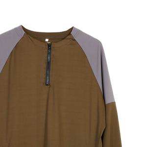 Nuevo diseño de manga larga Thobes para hombres de Oriente Medio, bata con cuello levantado en Color puro, cremallera personalizada de talla grande, cuello redondo para hombres árabes - Product Image 6