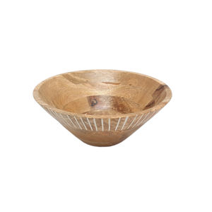 Newest Design Wooden Round Shape Fruit <b>Bowl</b> for Tabletop Kitchenware Salad <b>Bowl</b> Home & Hotels Food & <b>Snacks</b> Serving <b>Bowls</b> - Product Image 2