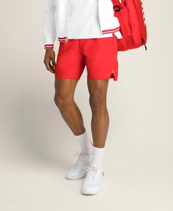 Short de tennis solide et écologique pour hommes, 4 façons de s'entraîner, avec deux poches latérales - Product Image 6