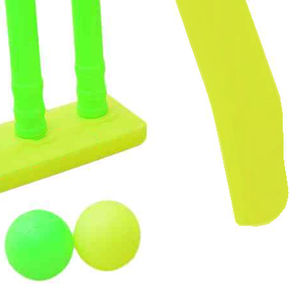 Kit de cricket unisexe, taille unique, léger, durable, avec logo personnalisé, en polyester et coton, design parent-enfant, y compris les piquets - Product Image 4