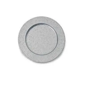 耐用的工业装饰桌面镀锌金属充电板坚固的结构非常适合日常使用餐具安全
