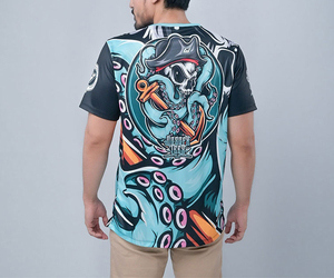 Impression par sublimation personnalisée T-shirt de sport en maille à séchage rapide T-shirt décontracté professionnel à manches courtes - Product Image 6