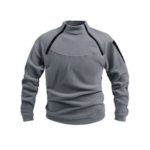 100% coton élégant fermeture éclair sweats haute qualité respirant hommes sweat personnaliser conception décontracté hommes chemises - Product Image 3
