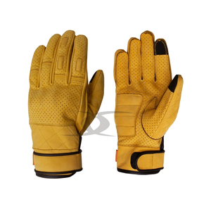 Gants en cuir personnalisés de qualité supérieure pour chaque saison Gants d'équitation d'hiver confortables et durables avec compatibilité avec écran tactile - Product Image 1