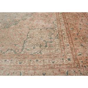 Alfombras de Seda Anudadas a Mano Gulmarg, Grandes, Rojas y Naranjas, con Diseño de Medallón Rectangular y Patrones de Rompecabezas para el Hogar, Pae-6219, para Sala de Estar y Pasillo - Product Image 3