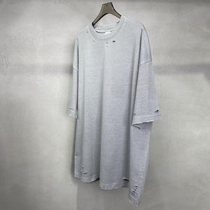 T-shirt surdimensionné délavé à l'acide, style streetwear, 100 % coton, 275 g/m², écologique, avec logo personnalisé, effet vieilli, pour un look vintage - Product Image 3