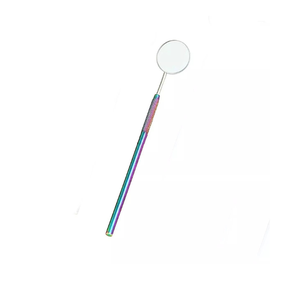 100% Rust-Free Purple Steel Anti-Fog Handheld <b>Dental</b> Examination Mirror High Quality Manual Teeth Cleaning Filling Equipment - Product Image 3