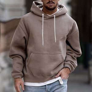 Hoodies Sweat Hiver Solide Couleur En Peluche Chaud Manteau Polaire Pull Casual Manteau Poche Pull Automne Manteau Hoodies - Product Image 6