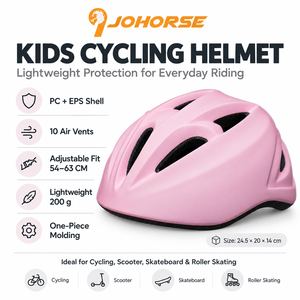 Casco de <span class=keywords><strong>Bicicleta</strong></span> para Niños, Ajustable, de PC y EPS, con 10 Ventilaciones, Ligero, para Ciclismo, Patineta, Scooter, Patinaje sobre Ruedas - Product Image 1