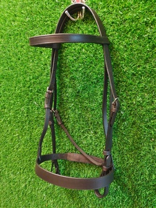 Brida de cuero genuino hecha a mano, juego de tachuelas de equipo de equitación asequible y duradero, juego de tachuelas ajustables de alta calidad más vendido - Product Image 2