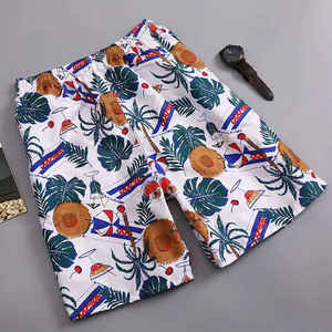 Shorts d'été respirants et confortables pour hommes, fabriqués en usine à bas prix, personnalisés, avec lien élastique, pour la plage - Product Image 1