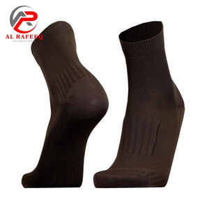 Calcetines Deportivos Largos de Algodón para Hombre, Color Sólido, para Otoño e Invierno, Mediana Altura - Product Image 3