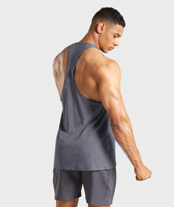 Nouveaux débardeurs en coton pour hommes, décontractés, pour la gym, la musculation, à fines bretelles, coupe ajustée, séchage rapide, écologiques - Product Image 5