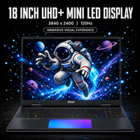 Untuk Laptop Gaming MSI Titan 18 HX AI Core Ultra 9 285HX RTX 5080 16GB 64GB DDR5 18 Inch 4K Mini LED Gaming Grosir