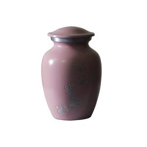 Urnes funéraires en aluminium de haute qualité avec chat Deign étain et urnes funéraires en métal fini de couleur grise pour cendres humaines - Product Image 2