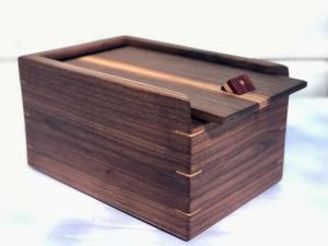 Nouvelle arrivée Double boîte de rangement en bois d'acacia Boîte à pain pour cuisine Boîte de rangement à bas prix - Product Image 6