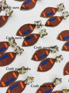 2025 Latest Trendy Handmade Beaded <b>Earrings</b> Classic Style Tassel <b>Stud</b> for Girls for Parties and Anniversaries - Product Image 3