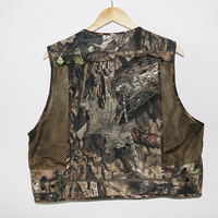 Chaleco de Caza Impermeable con Estampado de Camuflaje para Hombre, Marca Uplander, Sin Mangas, Transpirable, de Poliéster/Algodón