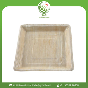 Bandejas de cena rectangulares desechables biodegradables de alta calidad Material de papel de hoja de palma para bodas fiestas disponibles al por mayor - Product Image 2