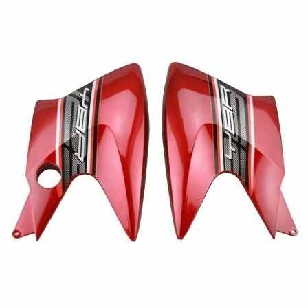 YAMAHA YBR K TANK SIDE COVER RED
