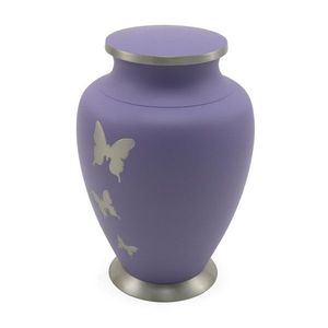 Urna de cremación de metal de latón Suministros funerarios para cenizas de adultos Urnas de recuerdo Urnas para mascotas para ahorrar memoria - Product Image 5