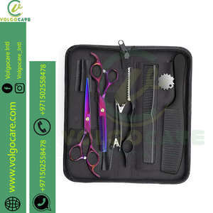 10 PCS Haircut Scissors <b>Set</b>, Thinning Shears for Hair Cutting with 30 Teeth Straight Shears for Men Women Home Salon <b>Barber</b> - Product Image 3