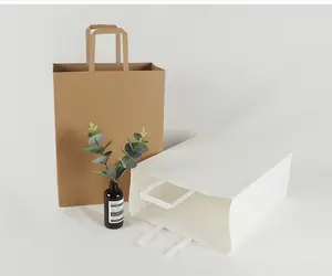 Machine à fabriquer des sacs en papier à fond carré, écologique, entièrement automatique, avec poignée en ligne, pour sacs alimentaires et sacs à provisions, modèle A330 Oyang