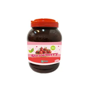 KEIFU-Confiture de sirop de fraise avec pulpe OEM/ODM pour garniture de boisson au thé à bulles 4kg