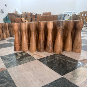 Portavelas y Candelabros de Madera Vintage, Decoración Rústica Hecha a Mano para el Hogar, Regalo de Navidad para Mamá, de la India, Venta al por Mayor - Product Image 1