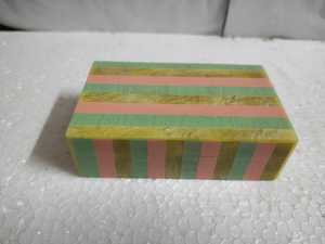 Boîte d'incrustation de résine multicolore de qualité supérieure pour le stockage de bijoux ou la décoration de la maison technique polie - Product Image 5