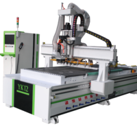 Routeur CNC pour le travail du bois standard 4x8 pieds avec changeur d'outils automatique pour atelier de menuiserie et petite entreprise de fabrication de meubles